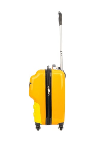 Mala criança Monster - Mostarda - Branco, preto e amarelo