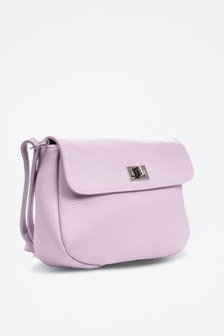 Sac bandoulière en cuir Arignano - Violet