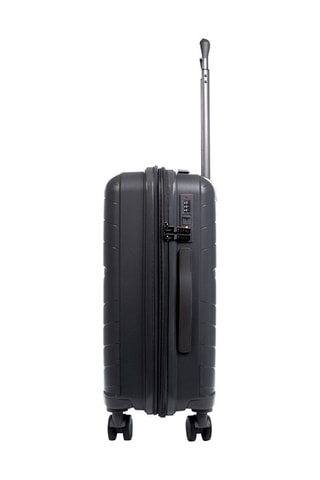 Set de 3 valises - PP - Verrou TSA  foncé - Gris