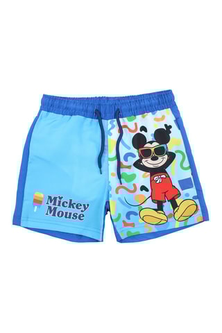 Bañador corto Mickey Disney - Azul marino - Azul