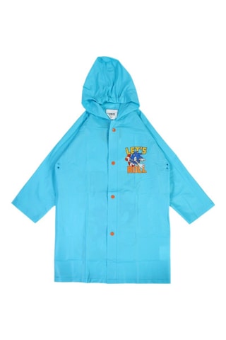 Impermeable con capucha Sonic  - Azul