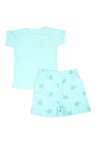 Camiseta y short Stella La Patrulla Canina - Azul - Azul y rosa