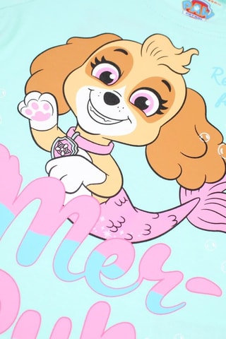 Camiseta y short Stella La Patrulla Canina - Azul - Azul y rosa