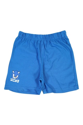 Camiseta y short Sonic - Blanco - Blanco y azul