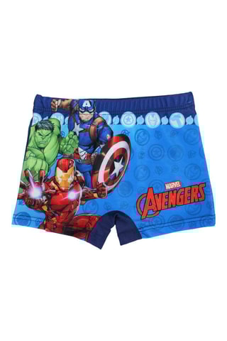 Bañador estilo bóxer Los Vengadores Marvel - Azul marino - Rojo, azul y verde