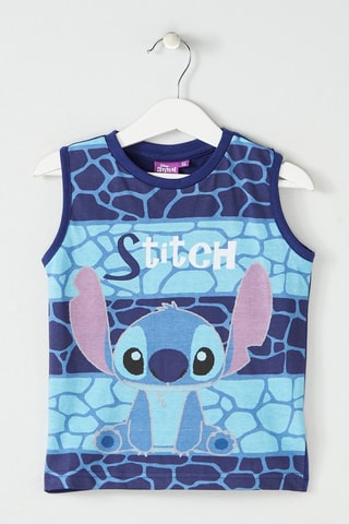Camiseta de tirantes Lilo & Stitch Disney - Azul marino - Azul marino