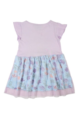 Vestido Frozen Disney - Malva - Blanco, azul y violeta