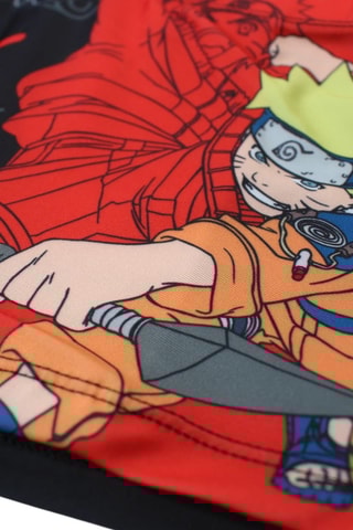 Bañador estilo bóxer Naruto Uzumaki - Rojo y negro - Rojo