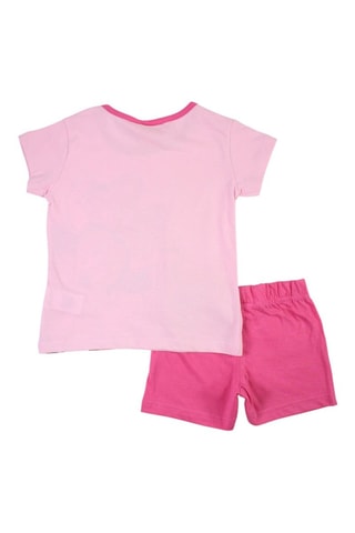 Camiseta y short Minnie Disney - Rosa - Blanco, negro y rosa