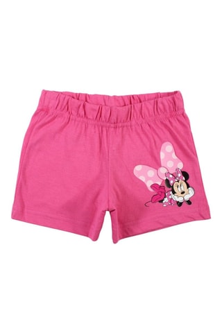 Camiseta y short Minnie Disney - Rosa - Blanco, negro y rosa