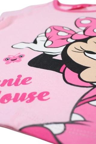 Camiseta y short Minnie Disney - Rosa - Blanco, negro y rosa