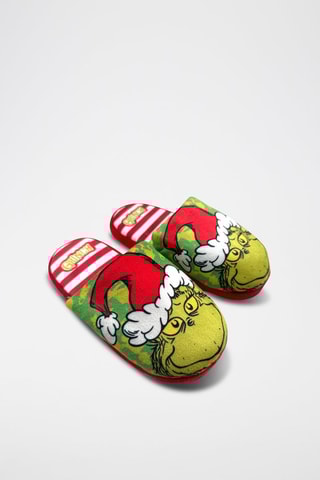 Zapatillas de casa El Grinch  - Blanco, rojo y verde
