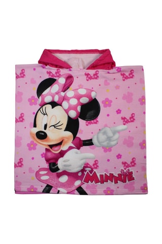 Poncho con capucha Minnie Disney  - Rosa