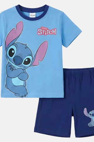 Camiseta y short Lilo y Stitch Disney - Azul marino