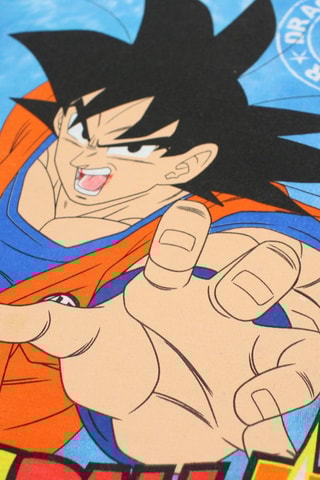 Camiseta y short Son Goku Dragon Ball Super - Azul, amarillo y naranja