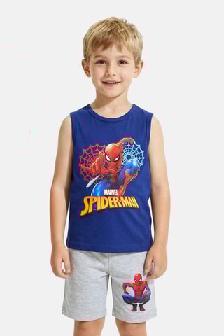 Camiseta de tirantes y short Spider-Man Los Vengadores Marvel - Gris