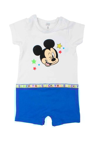 Mono Mickey Disney - Blanco y azul - Blanco y azul