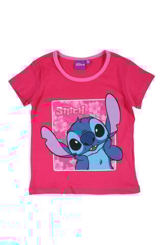 Camiseta y short Stitch Lilo y Stitch Disney  - Rojo, azul y rosa
