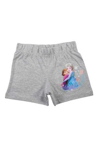 T-shirt en Short Frozen Disney - Grijs - Blauw, grijs en paars