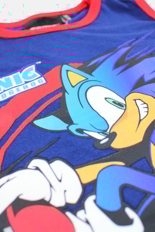 Canotta e shorts Sonic - Blu