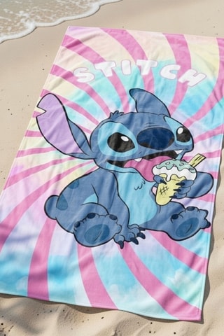 Toalla Lilo y Stitch Disney - Rosa