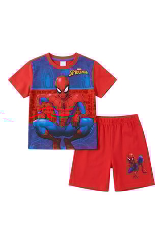 T-shirt e shorts Spider-Man Avengers Marvel - Rosso