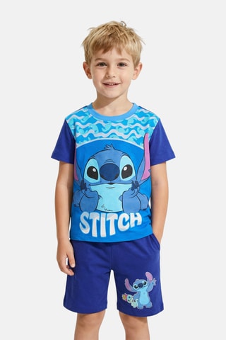 Camiseta y short Lilo y Stitch Disney - Azul marino