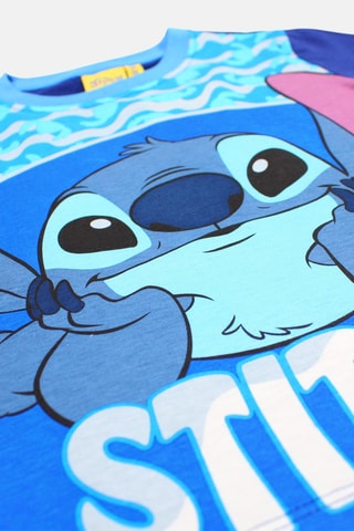 Camiseta y short Lilo y Stitch Disney - Azul marino