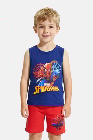 Camiseta de tirantes y short Spider-Man Los Vengadores Marvel - Rojo