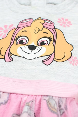Vestido Skye La Patrulla Canina - Rosa - Blanco y rosa