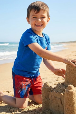 Bañador corto Spider-Man Los Vengadores Marvel - Rojo