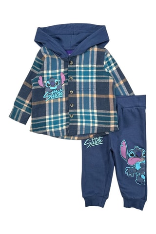 Chaqueta con capucha y pantalón de chándal Stitch Lilo y Stitch Disney  - Azul marino