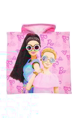 Poncho con capucha Barbie  - Rosa