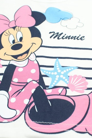 Conjunto de 2 prendas Minnie Disney - Blanco y azul marino - Blanco y azul