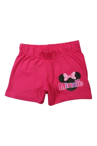 Camiseta y short Minnie Disney - Rosa - Blanco, negro y rosa