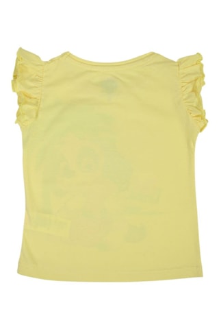 Camiseta Skye La Patrulla Canina - Azul, amarillo y marrón