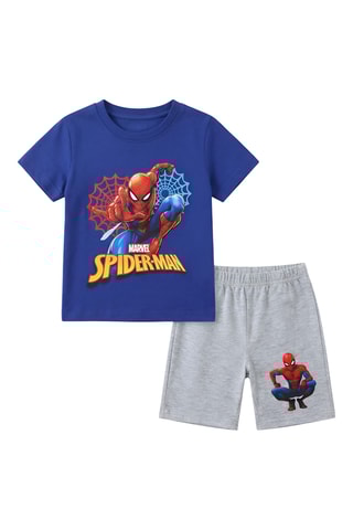 Camiseta y short Spider-man Los Vengadores Marvel - Gris