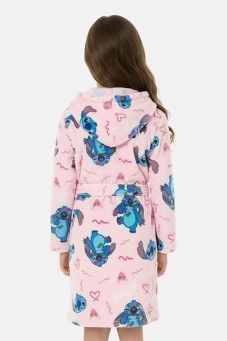Albornoz con capucha Lilo y Stitch Disney - Rosa