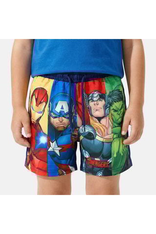 Bañador corto Los Vengadores Marvel - Azul marino