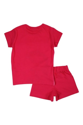 T-shirt en Short Gabby & Pandy The Magic House - Fuchsia - Wit, bruin en zwart