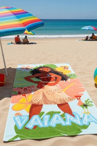 Toalla Vaiana Disney - Verde