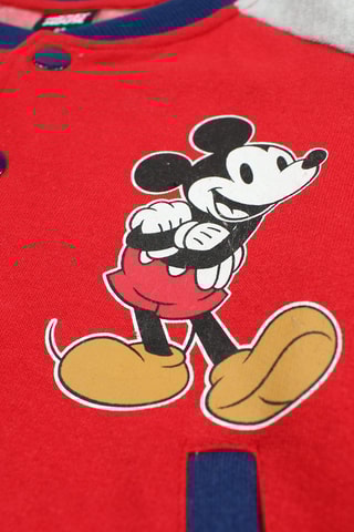 Fleece Jasje Mickey Disney  - Rood, blauw en grijs