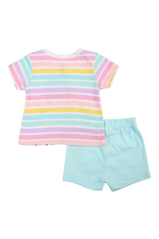 Camiseta y short Minnie Disney - Verde agua - Verde