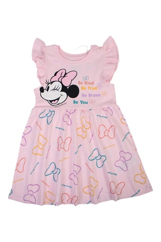 Vestido Minnie Disney - Rosa - Blanco, amarillo y rosa