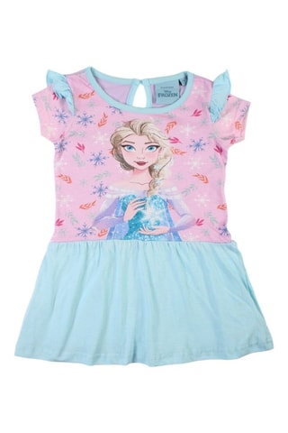 Short Elsa Frozen Disney - Celeste y rosa - Azul