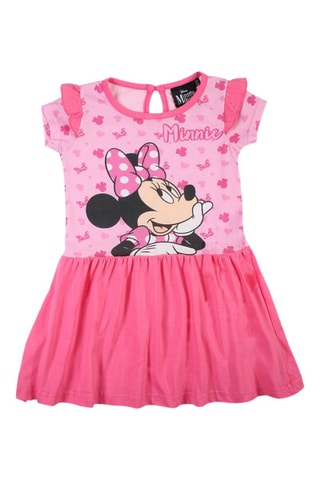 Vestido Minnie Disney - Rosa - Blanco y negro