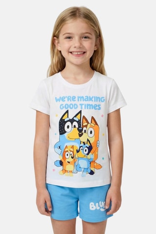 Camiseta y short Bluey - Azul