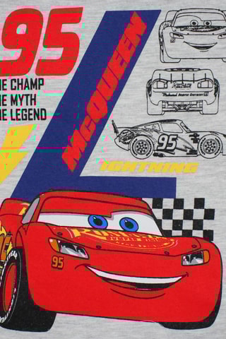 Camiseta y short Rayo McQueen Cars Disney Pixar - Azul marino
