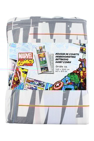 Funda nórdica Los Vengadores Marvel - Gris