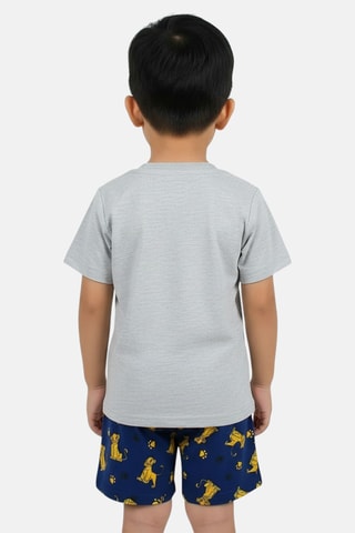 Camiseta y short Simba El Rey León Disney - Gris